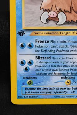 Piloswine 1st Edition 44/111 NM Neo Genesis Regular Uncommon Pokemon TCG Card - Image 5