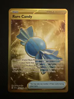 Rare Candy 256/198 Hyper Rare SV01: Scarlet & Violet Base Set Gold card - Image 1