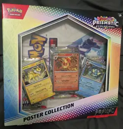 Pokemon TCG Scarlet & Violet Prismatic Evolutions Poster Box Promo 3 Cards 2025 - Image 1