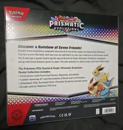 Pokemon TCG Scarlet & Violet Prismatic Evolutions Poster Box Promo 3 Cards 2025 - Image 2