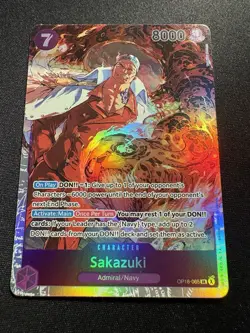 One Piece Card Game The Time of Battle - SAKAZUKI SR #OP16-065 ENGLISH CCG - Image 1