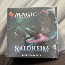 Wizards of the Coast MTG Kaldheim Prerelease Kit English 90 Cards 2021 - Image 1