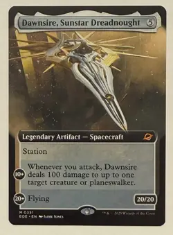 Dawnsire, Sunstar Dreadnought Extended Art - Mythic - Edge of Eternities MTG - Image 1