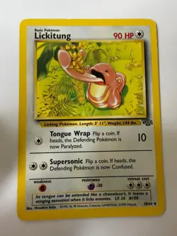 Lickitung 48/130 Uncommon Base Set 2 Pokemon Lightly Played - Image 1