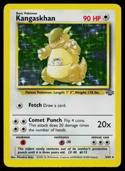 Pokemon Card - Kangaskhan Jungle 5/64 Holo Rare - Image 1