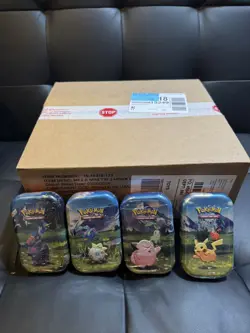 Pokemon TCG: Ascended Heroes Mini Tin SEALED CASE 40 tins (j-hook) - Image 1
