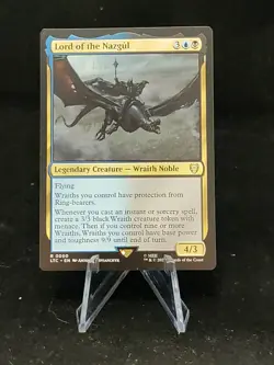 Lord of the Nazgul 0060 Non Foil Rare LOTR Commander MTG Near Mint - Image 1