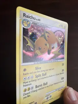 Raichu lv. 45 8/100 - 2008 Pokemon Stormfront Holo Card - LP - Image 2
