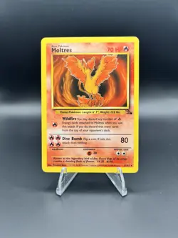 Wizards of the Coast Moltres 27/62 Fossil Unlimited Rare 70HP ENG 1999 (LP) - Image 1
