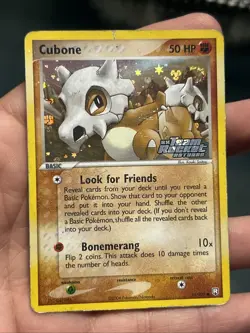 Pokemon TCG Cubone 51/109 Team Rocket Returns Reverse Holo 2004- DMG/ HP - Image 1