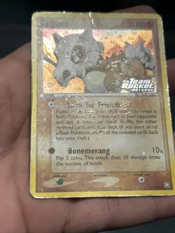 Pokemon TCG Cubone 51/109 Team Rocket Returns Reverse Holo 2004- DMG/ HP - Image 4
