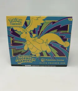 POKEMON CENTER ASCENDED HEROES EMPTY ELITE TRAINER BOX ETB NO PACKS, NO PROMO - Image 1