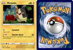 2020 Pokemon, Sword & Shield Promos, #SWSH31 Morpeko, Holo Black Star Promo - Image 1