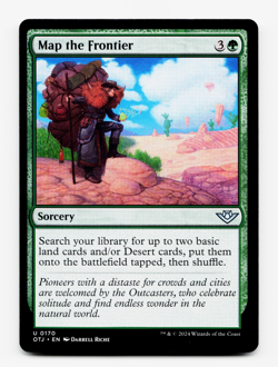Map the Frontier [Outlaws of Thunder Junction] MTG Magic NM/M 🌳 - Image 1