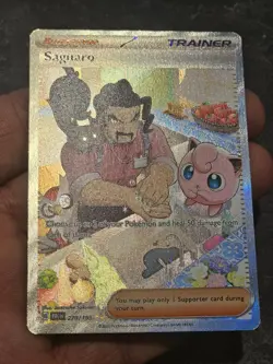Pokemon TCG Saguaro 270/193 SV02 Paldea Evolved Special Illustration Rare Holo - Image 3