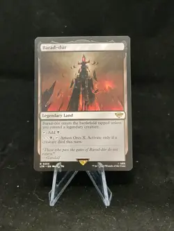 Barad-dur #253 NM/M Lord of the Rings MTG Magic Card Rare Land - Image 1