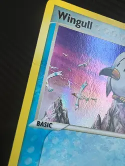 Pokemon TCG Wingull Reverse Holo Common Crystal Guardians 70/100 DMG - Image 3