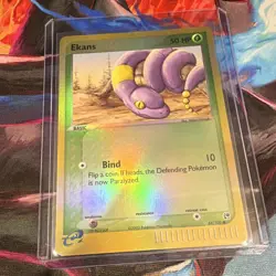 Pokemon Ekans 64/100 EX Sandstorm Reverse Holo Rare - Image 1