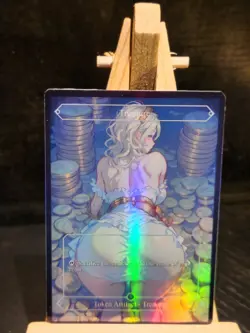 MTG Treasure Token Artifact Fanart Borderless Style Card EDH Playtest Commander - Image 4