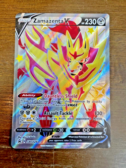SWSH293 Zamazenta V Black Star Promo Pokemon Crown Zenith NM - Image 1