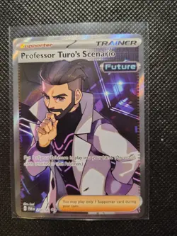 SV04: Paradox Rift Pokemon TCG Professor Turo's Scenario 240/182 NM - Image 1