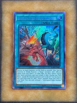 Yugioh Interrupted Kaiju Slumber BLHR-EN087 Secret Rare 1st Ed NM - Image 1