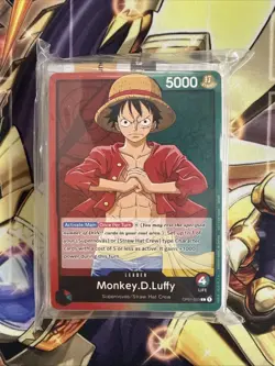 One Piece TCG Demo Deck Luffy Sealed English - Image 1