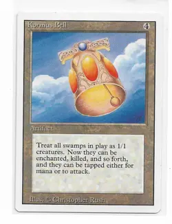 Magic the Gathering ~ MTG ~ 1x Kormus Bell ~ 3rd Edition ~ HP ~ REVISED - Image 1