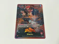 One Piece TCG - Shanks Leader English - OP09-001 - Starter Deck 23: RED Shanks - Image 1