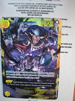 Marshall.D.Teach SEC op16-119 The time of battle ONE PIECE TCG OP-16 - Image 5