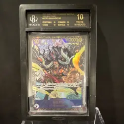 One Piece Kaido OP01-094 SR Flagship Battle Winner Prize JP BGS 10 Black Label - Image 2