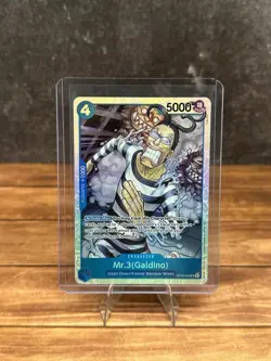 Mr.3(Galdino) One Piece OP16 The Time of Battle Super Rare Foil #056 - Image 1