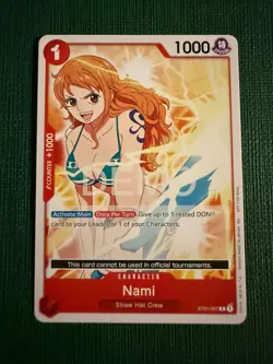 One piece TCG Starter Deck ST01 Nami Promo Demo Version Not tournament Legal - Image 2