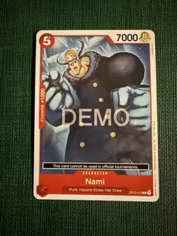 One piece Tcg Op10 Nami Promo Demo version not tournament legal - Image 2