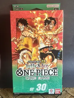 ONE PIECE STARTER DECK EX: LUFFY & ACE ST-30 English Sealed In hand - Image 1