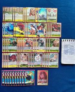 One Piece TCG Yellow Kalgara Deck Core—Alternate Arts & Don!! Included - Image 1