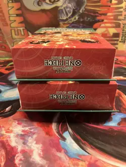 One Piece Luffy & Ace ST-30 Boxes (2 Boxes) (In-hand) (SEALED but damaged) - Image 3