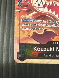 Bandai One Piece Kouzuki Momonosuke OP16-085 Alt art Blocker 6000 Eng - Image 3