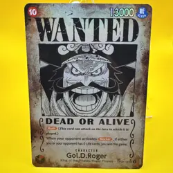 Gol D Roger OP09-118 SP Wanted Poster Manga OP13 One Piece Card English Carrying - Image 1