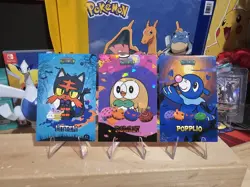 Pokemon Halloween Card Database - Litten, Rowlet, Popplio - 3 Card Lot - Image 4