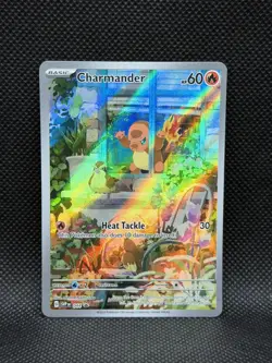Pokemon TCG Obsidian Flames Charmander Promo Card SVPEN044 Near Mint Condition - Image 1