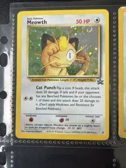 Pokemon Card - Holo Rare Meowth / Mauzi 10 Promo NM - Image 3