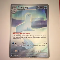 Pokemon Dewgong PFL 097/094 Holo & Regular 2 Card Lot Thick Fat Ability Slam - Image 2