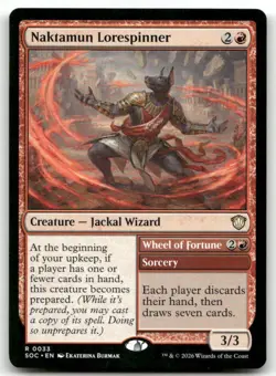 Naktamun Lorespinner #33 (NM) Commander: Secrets of Strixhaven SOC Magic MTG - Image 1
