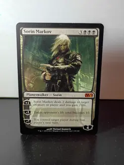 MTG Sorin Markov Core Set 2012 (M12) 109/249 Regular Mythic - Image 1