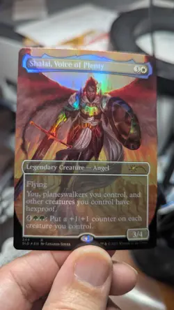 1x Shalai Voice Of Plenty Borderless FOIL NM - Secret Lair EDH Magic MTG x1 - Image 1
