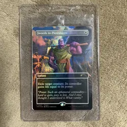 2026 Magic The Gathering Thanos Swords To Plowshares PSA Magazine Promo SEALED - Image 1