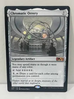 MTG Chromatic Orrery #228 Core Set 2021 M21 Mythic Artifact - Near Mint ￼￼ - Image 1