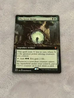 The Great Henge Throne of Eldraine Regular, Magic The Gathering PlayCard, Mtg - Image 1