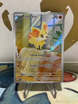 Fennekin MEP080 Chaos Rising Promo Illustration Rare Pokemon TCG NM - Image 1